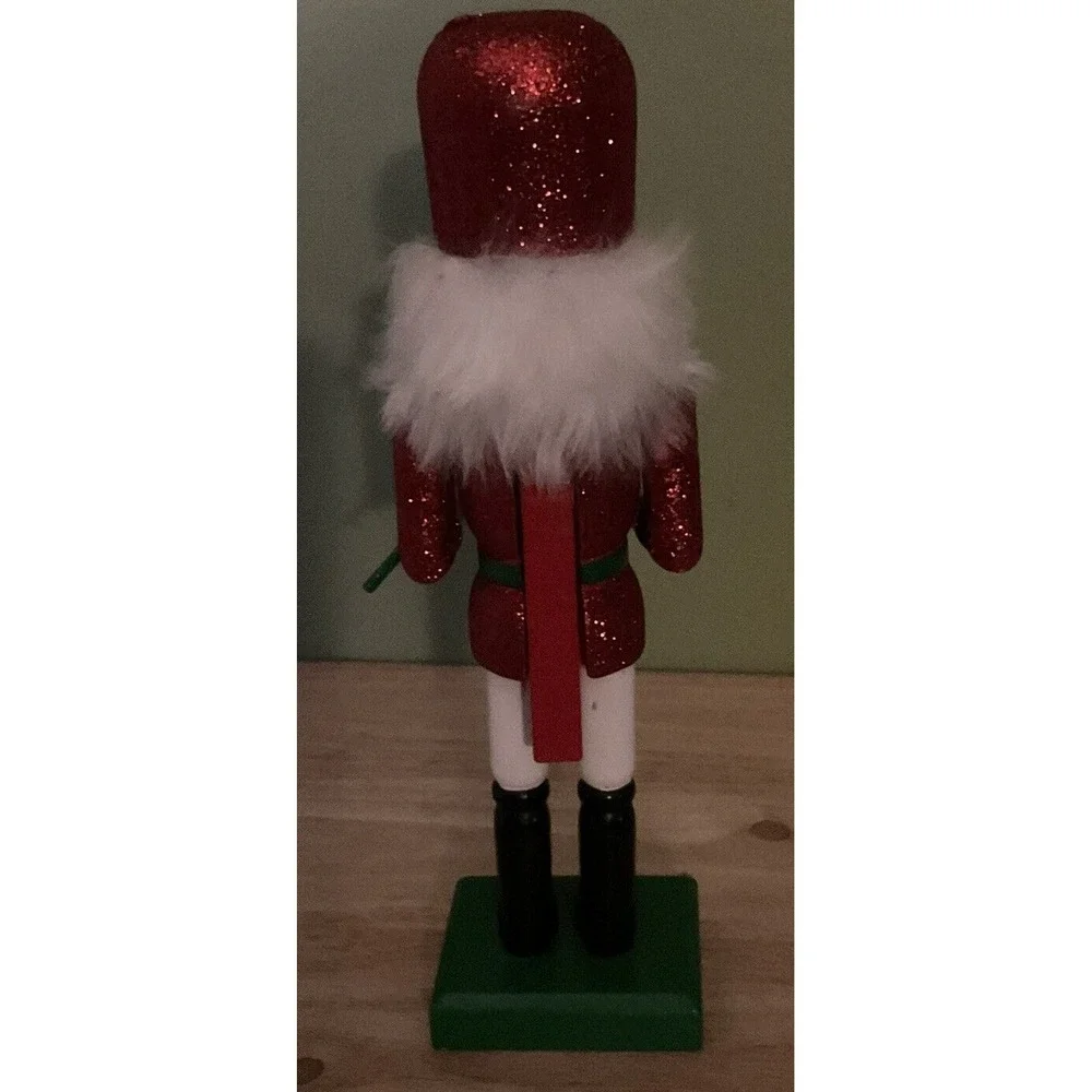 Set Of‎ 3, 10 In Nutcrackers, Red, Green, Light Blue, Drum And Staffs